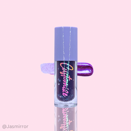 Custom Name Purple Galaxy