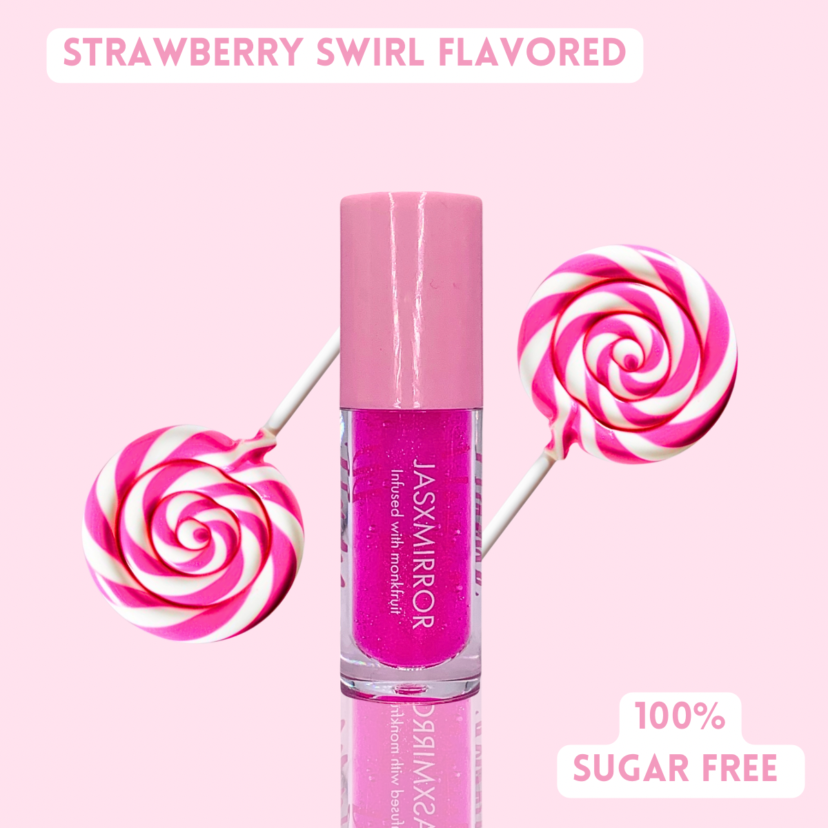 Custom Name Strawberry Swirl